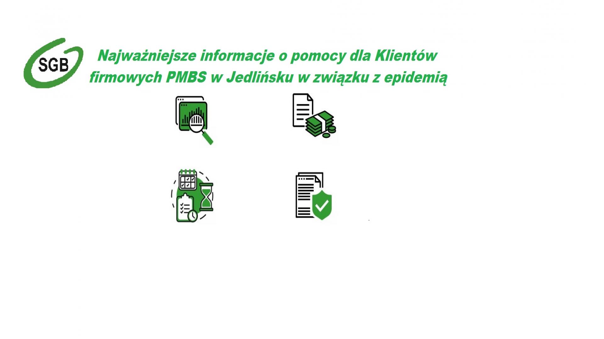 Najważniejsze informacje o pomocy dla Klientów firmowych SGB-Banku SA w związku z epidemią